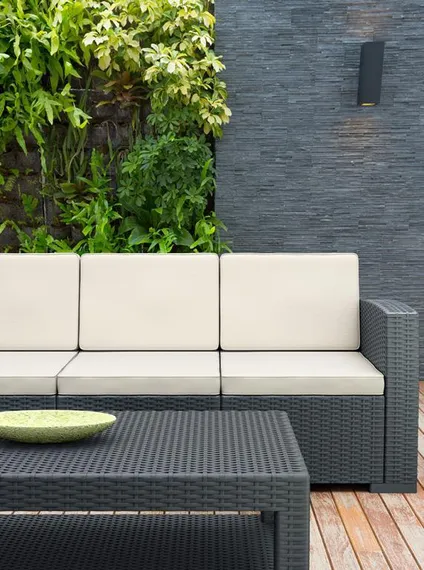 Комплект уличной мебели Monaco Lounge Set XL, антрацит