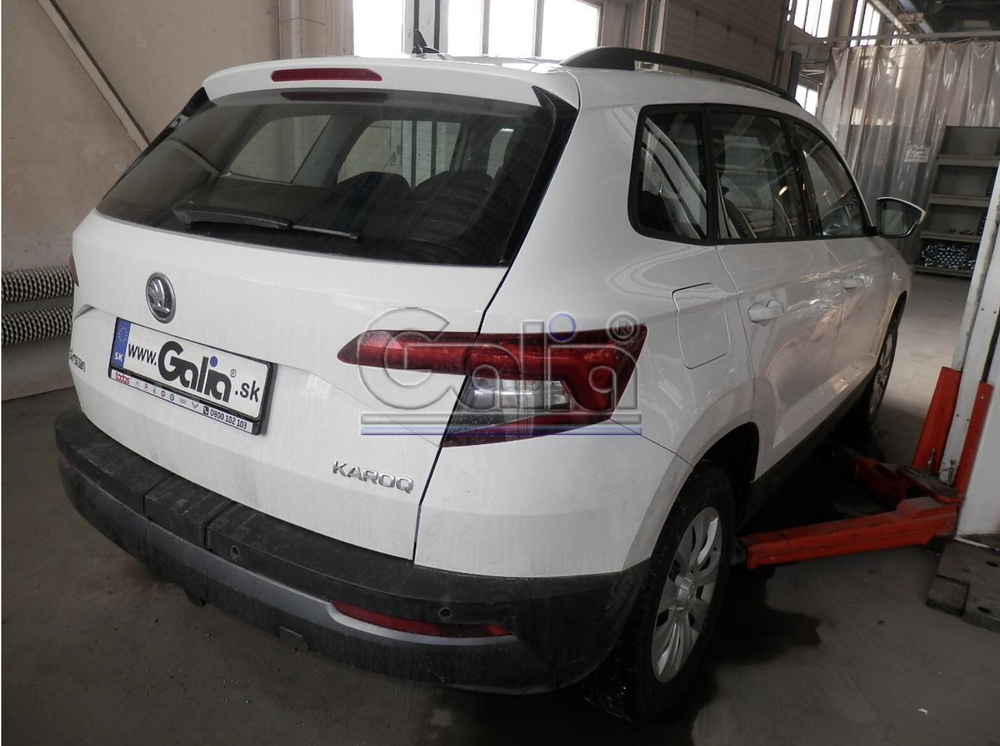 Фаркоп оцинкованный Galia S119C для Skoda Karoq 2018-, Seat Ateca 2016-(паспорт и сертификат в комплекте)(без электрики)