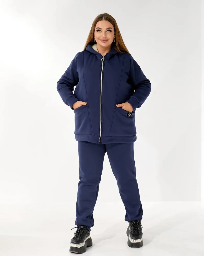 Костюм с мехом УК-5478-2 Фабрика Моды