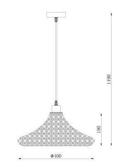 Подвесной светильник Lucide Ayla 02304/40/60