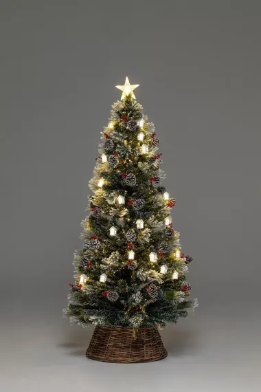 Оптоволоконная елка с LED лампочками Сказочная 120 см., леска+пвх, контроллер (Т2121-120)