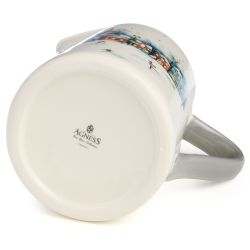 КУВШИН AGNESS "С НОВЫМ ГОДОМ!" 18,5*12,5*17,5 СМ