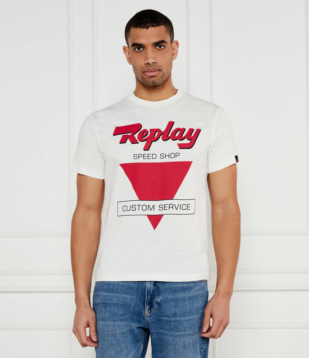 Футболка Replay - белый(M3051 .000.2660)