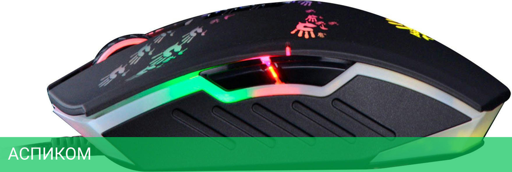 Мышь A4Tech Bloody A60 Activated черный