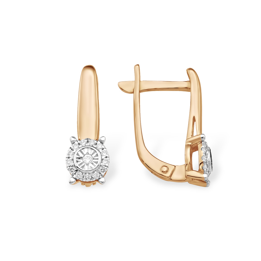 Серьги из золота 585 пробы