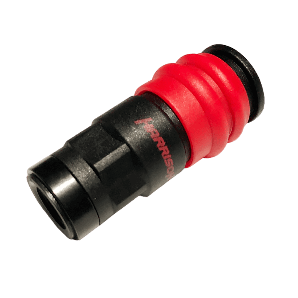 HRS-820SF Композитное пневматическое быстроразъёмное соединение, вн. резьба F 1/4"