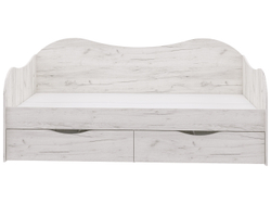 Кровать БОКС 90/2 с ящиками Крафт светлый