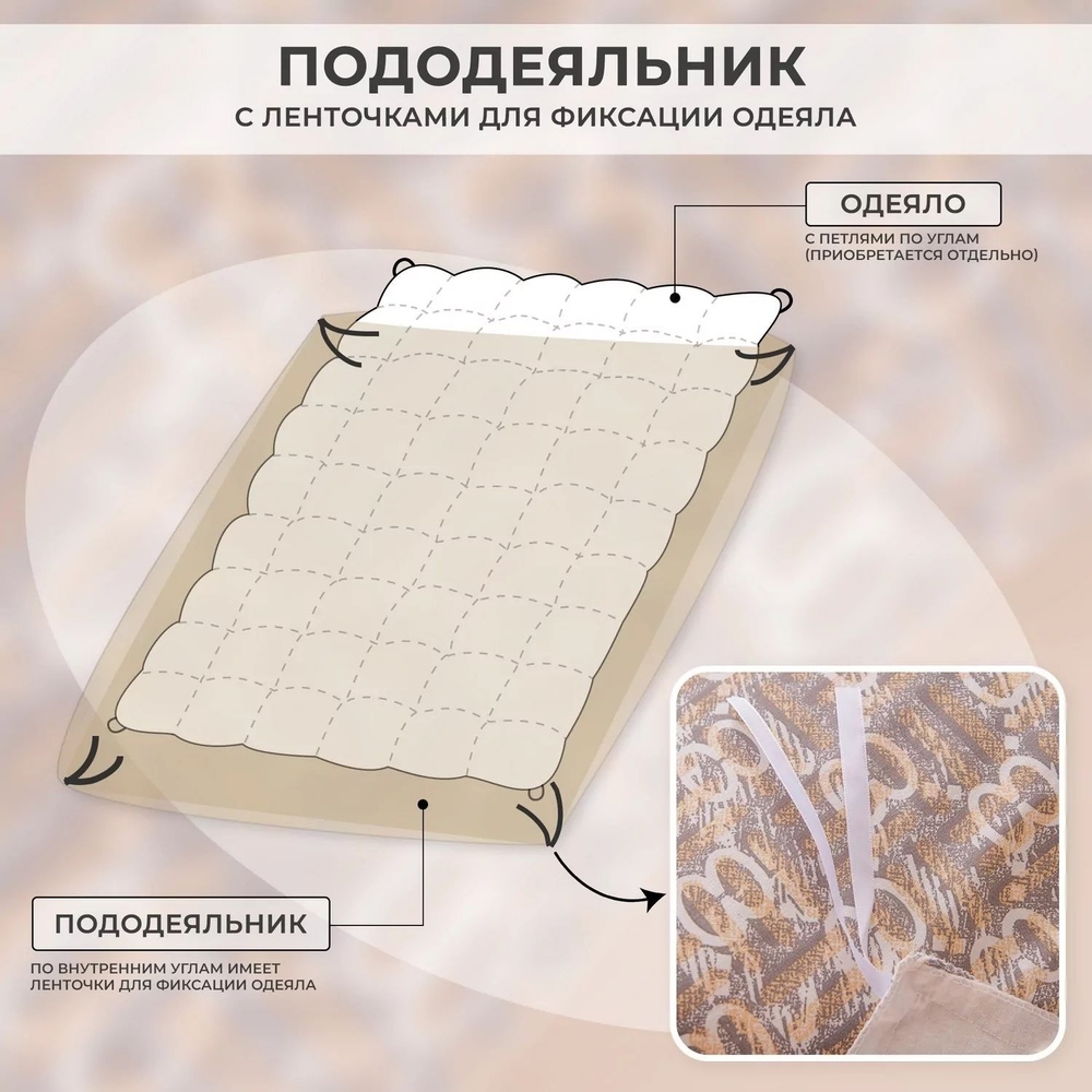 Комплект постельного белья 100% хлопок