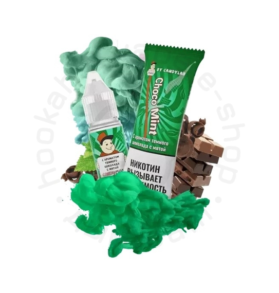 Жидкость CandyMan с ароматом &quot;Choco Mint&quot; (Темный шоколад с мятой), 10мл, 15мг
