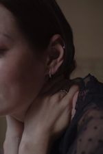 Серьги Изгибы