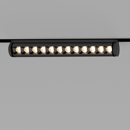 Slim Magnetic Трековый поворотный светильник 12W 4200K Alter чёрный 85049/01