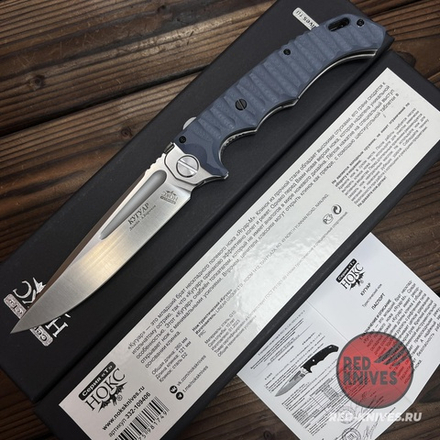 Нож НОКС КУГУАР 332-109406 с толкателем - сталь D2, рукоять G10