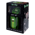 Набор подарочный Rick And Morty (Pickle Rick) Кружка + Подставка + Брелок