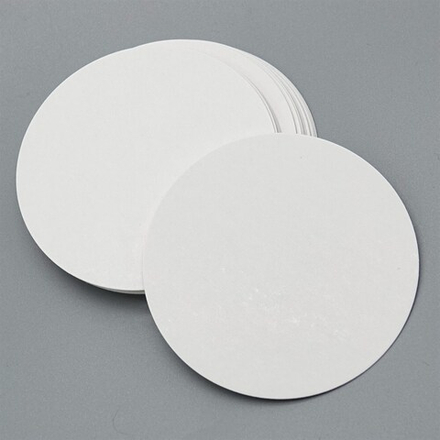 Картонный задник 86 мм., белый, глянцевый