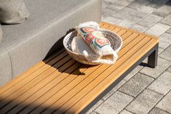 "Амальфи" трансформирующаяся лаунж-зона из алюминия, цвет графит