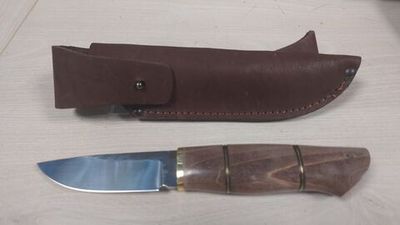 Нож «Саом-2», 95х18, стаб клен явор, проставки, проточки