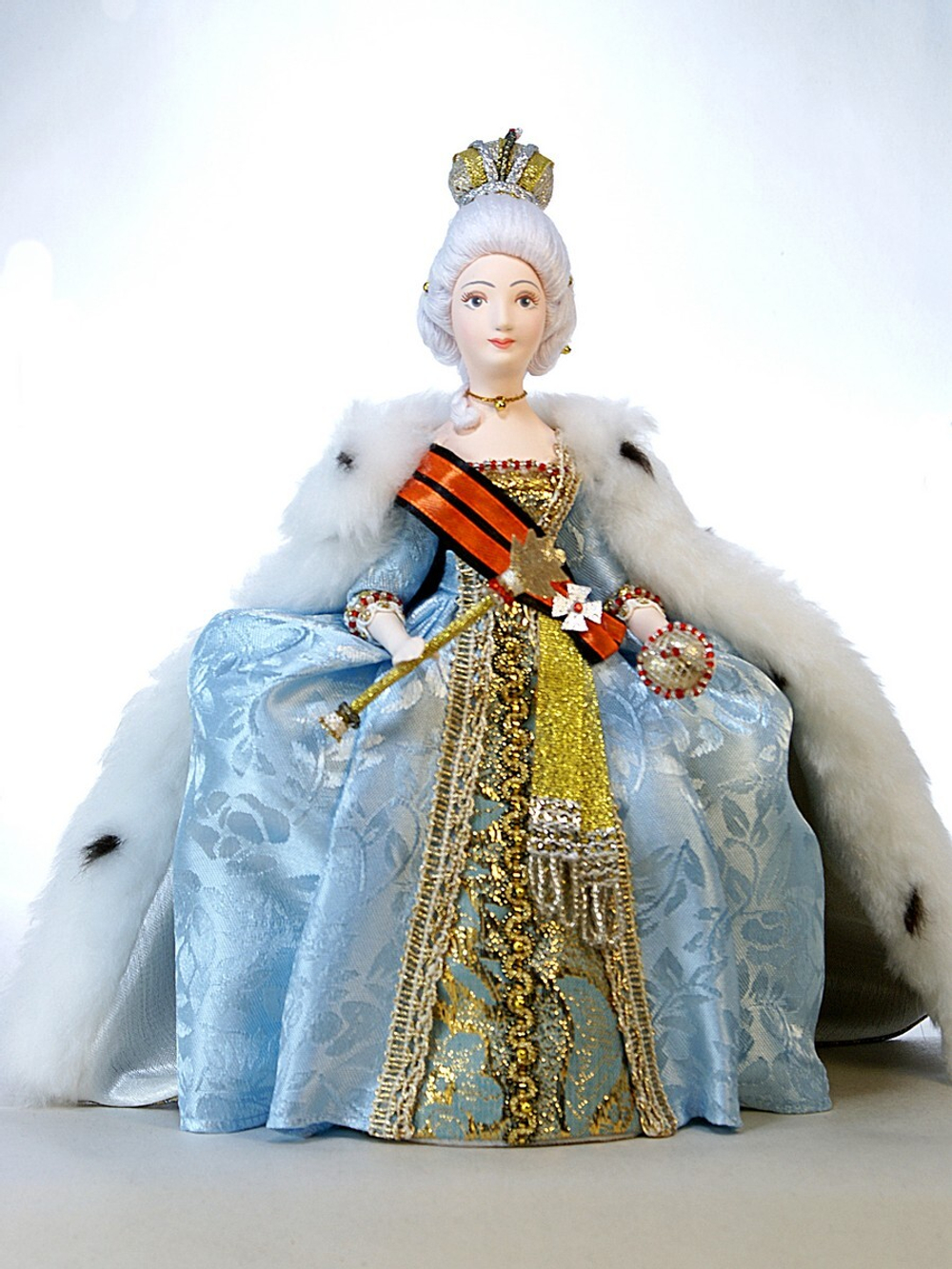 Кукла коллекционная Императрица Екатерина Алексеевна II Великая
