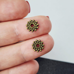 Разделитель для бусин, ювелирный сплав, 9×1.2 мм