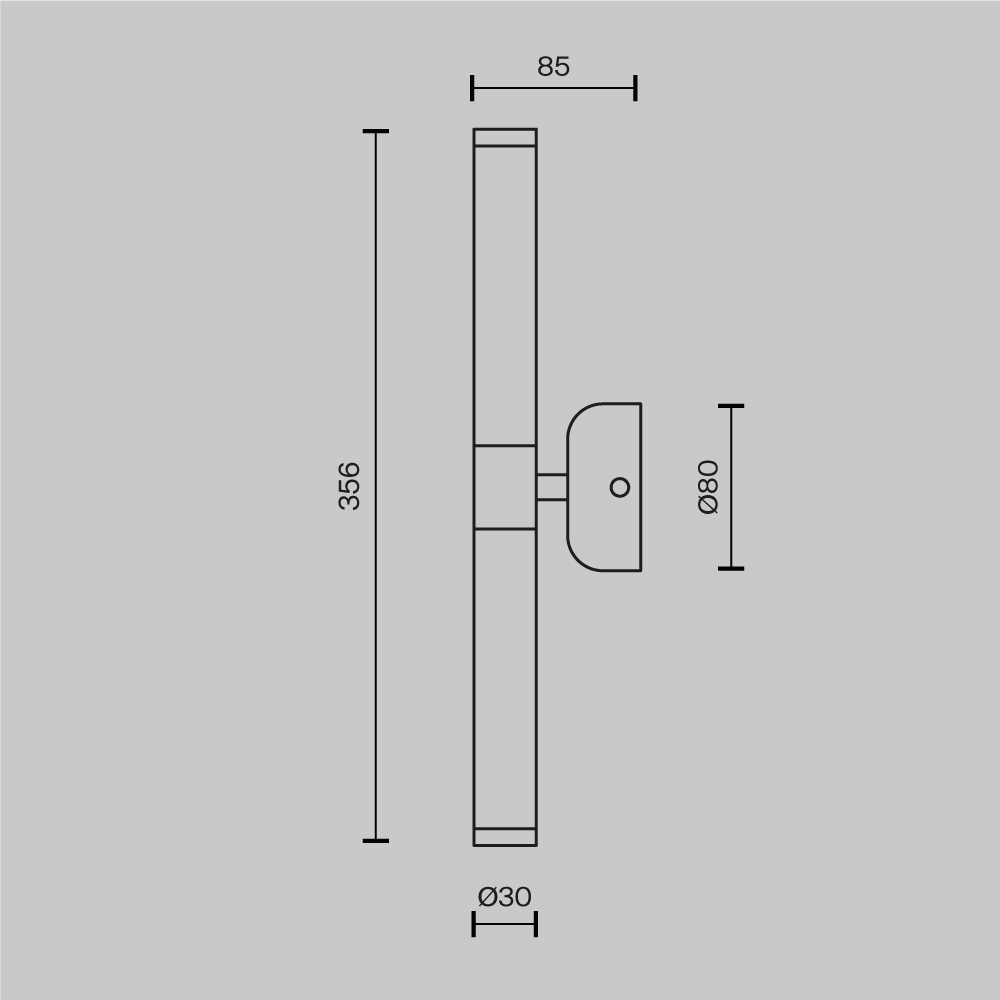 Настенный светильник (бра) Maytoni MOD106WL-L10G3K