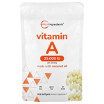 Micro Ingredients, Витамин A, 25000 МЕ, 500 мягких таблеток