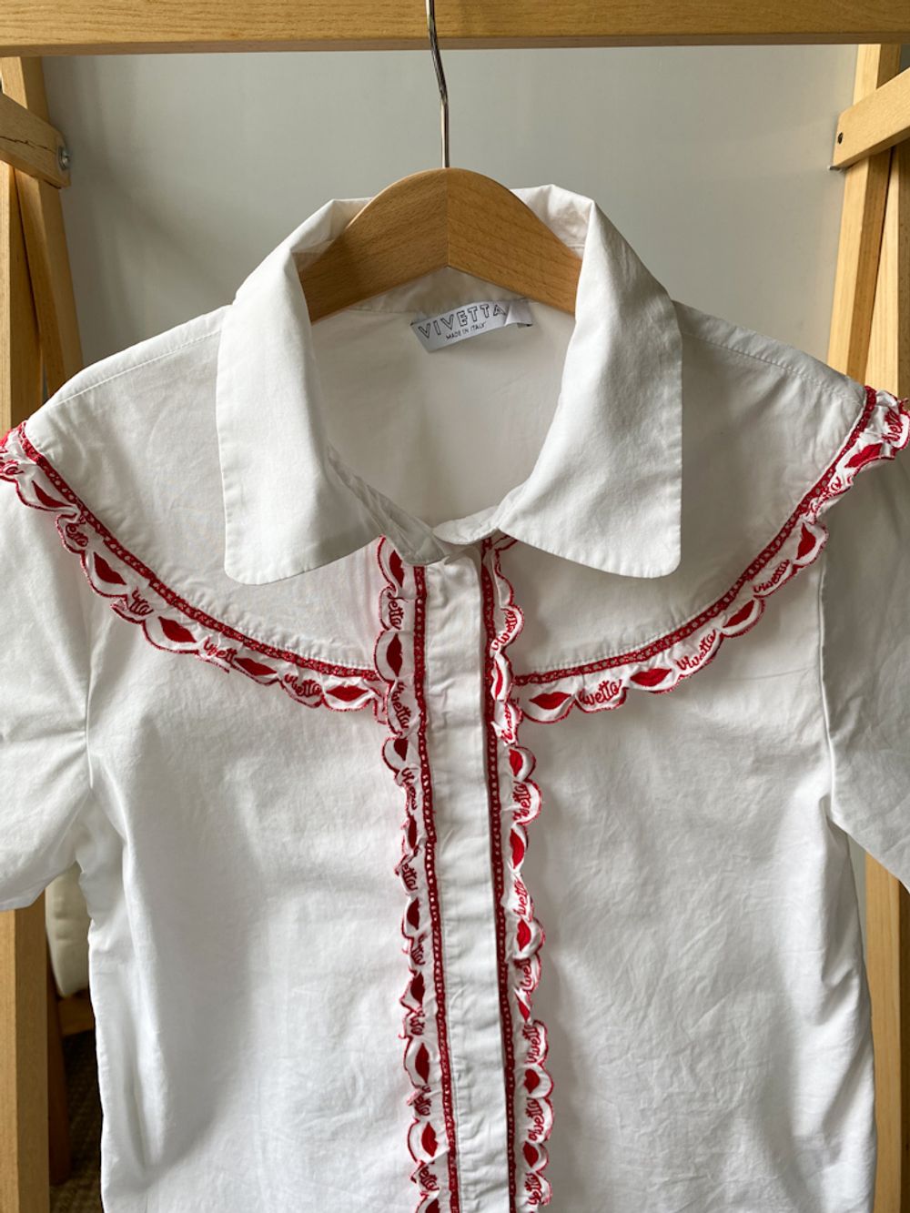 Хлопковая блузка Vivetta, 152