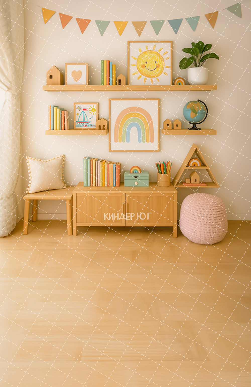 Фотофон "Игровая комната" арт. ФФ910-33