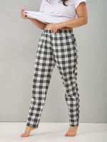 Брюки Б-18/хаки-клетка