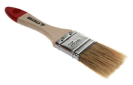 0101-038 Кисть плоская STAYER UNIVERSAL-STANDARD натуральная щетина деревянная ручка 38мм