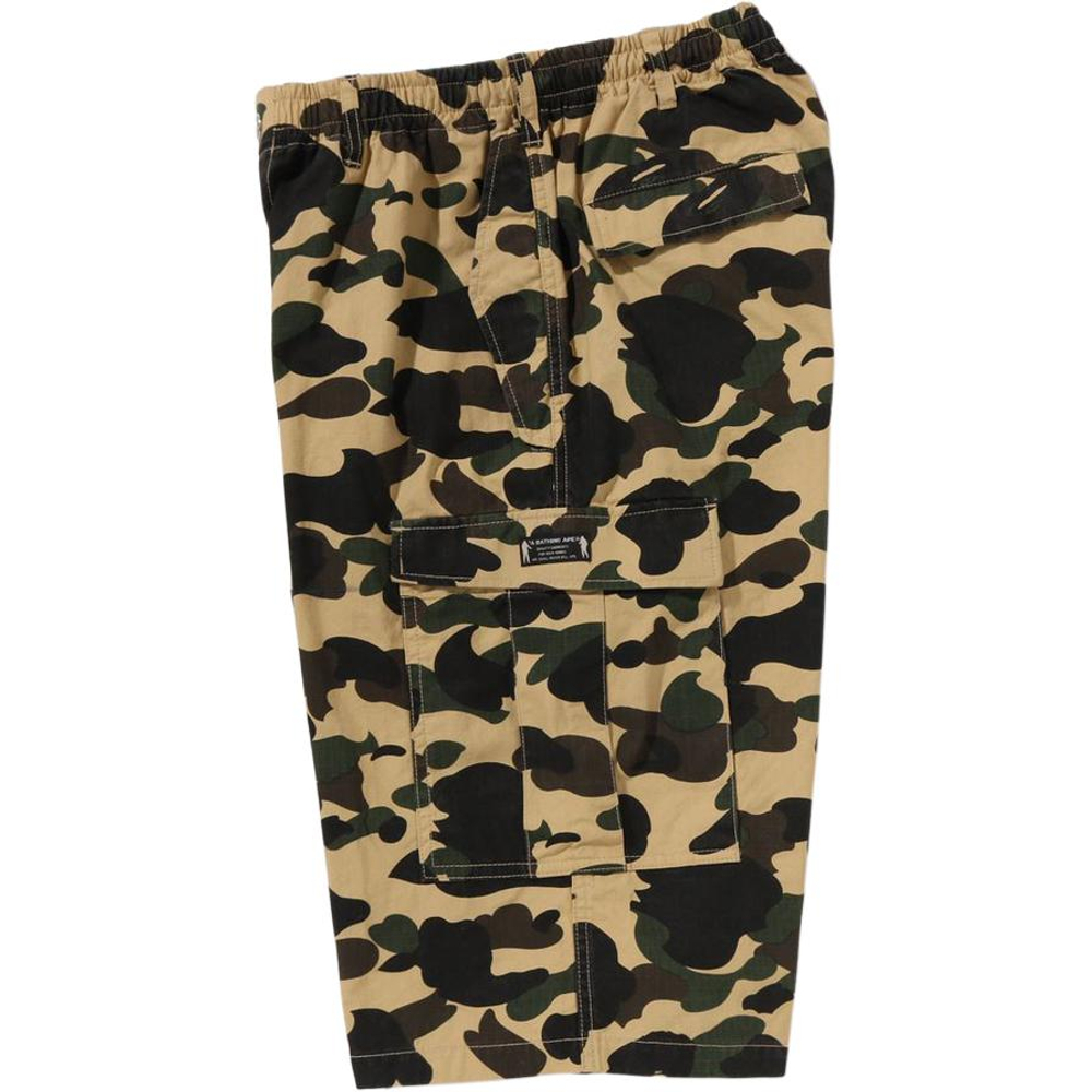 A Bathing Ape Bathing Ape Ss26 Cargo Шорты Camouflage Cotton Knee Length Брюки