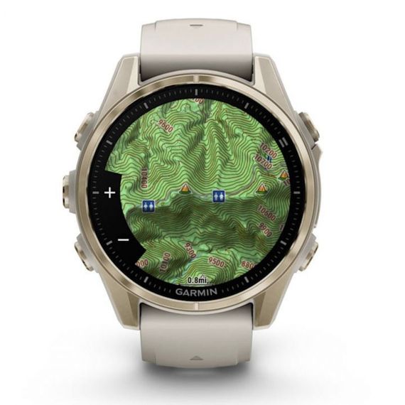 Garmin Fenix 8 43 мм Sapphire Soft Gold — премиальные умные часы AMOLED