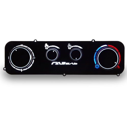 Ручки управления блоком отопителя для Газель  белой подсветкой