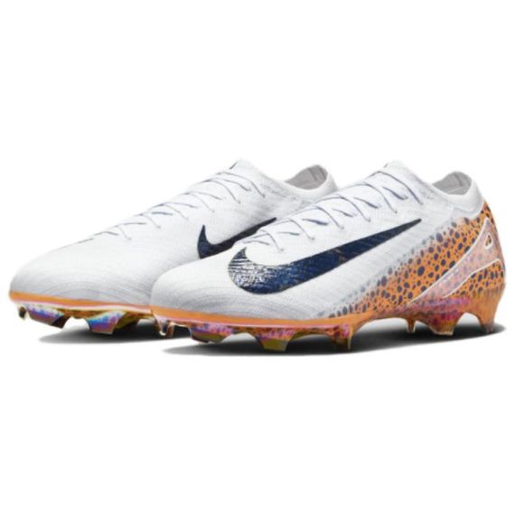 NIKE Mercurial Vapor 16 Элитные бутбольные ботинки Низкие Белые Оранжевые Черные Мужские