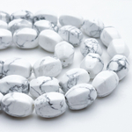 Магнезит бусины, размер около 14*11 мм, цена за набор 6 шт