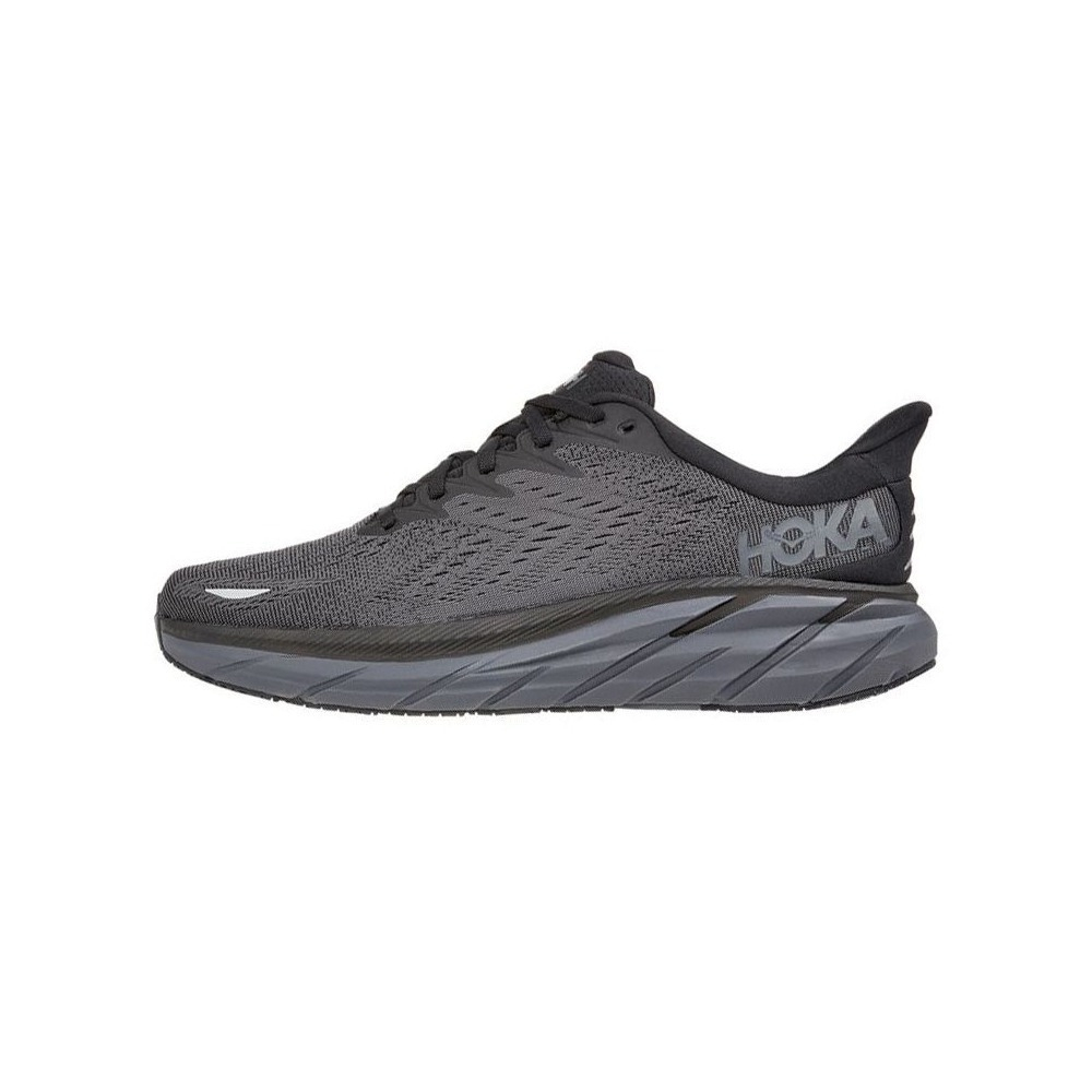Кроссовки мужские HOKA M CLIFTON 8 WIDE Black / Black