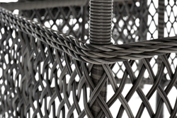 "Эспрессо–150 S" обеденная группа плетеная, цвет графит