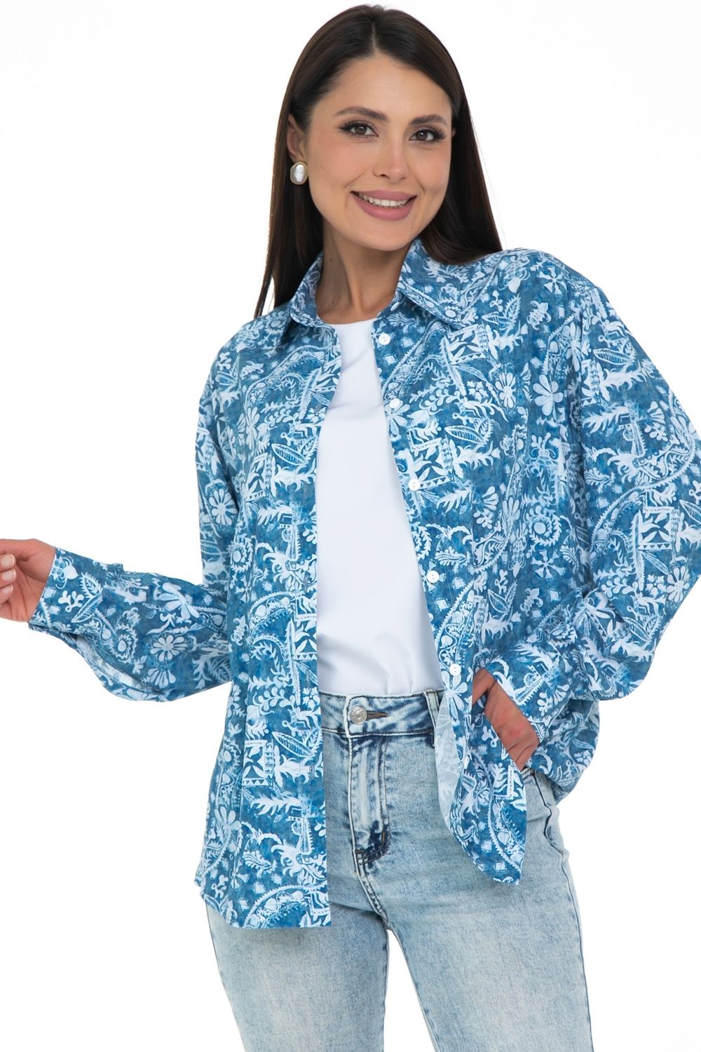 Рубашка Отличная Хит (голубой) Diolche