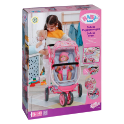 BABY born - Коляска с ящиком Для кукол 36 и 43 см Складная 834145 / артикул   834145  / GTIN 4001167834145