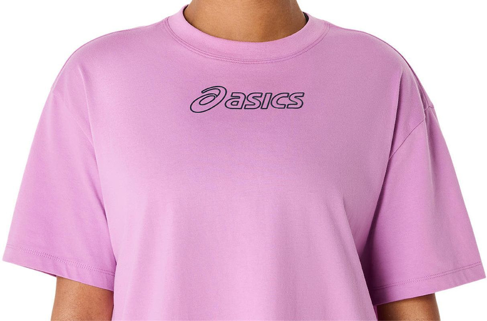 Женская теннисная футболка Asics Logo - Фиолетовый