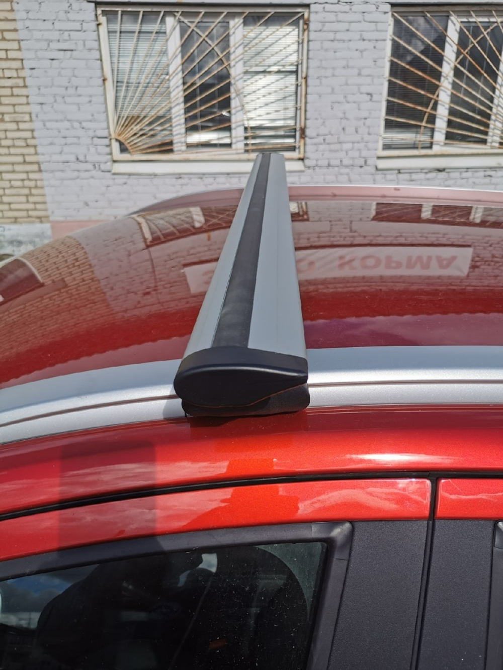 Багажник Интегра для Lada Vesta SW, X Ray с крыловидной  поперечиной  120 см.