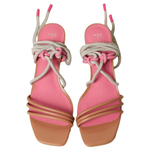 TWINSET MILANO x Myfo Collaboration One Strap Sandals 6cm Women"s Pink