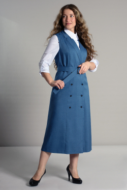 Сарафан женский 4391ЛП, джинс #488Дж084391ЛП