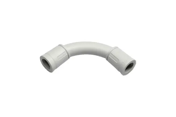 Поворот для трубы DKС ПВХ d20 90 градусов IP67 20327