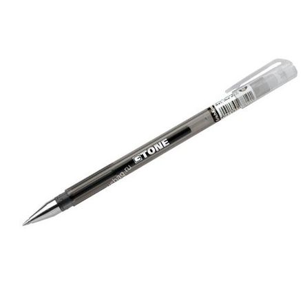 Ручка гелевая Erich Krause G-Tone, чёрная, 0.5мм