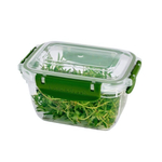 Контейнер воздухонепр. глубокий прямоугольный прозрачный МАСТЕР 550 мл. микс цветов