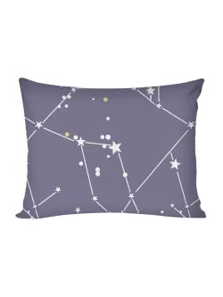 Постельное белье "Созвездия/Созвездия (компаньон)" 1,5-сп наволочка 50х70 1шт Простынь на резинке 90х200 см Пододеяльник 145х215 см Сказка сатин