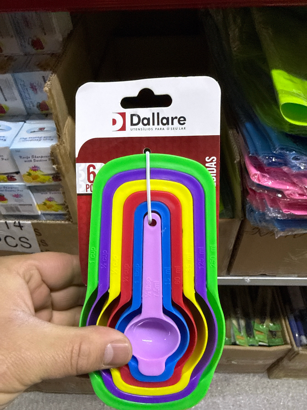 Набор мерных ложек 6шт Dallare ST-6033