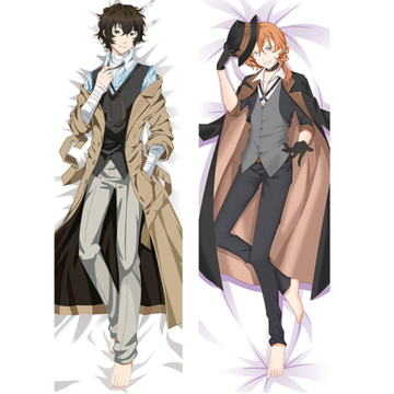 Дакимакура "Проза бродячих псов / Великий из бродячих псов - Дазай и Чуя"