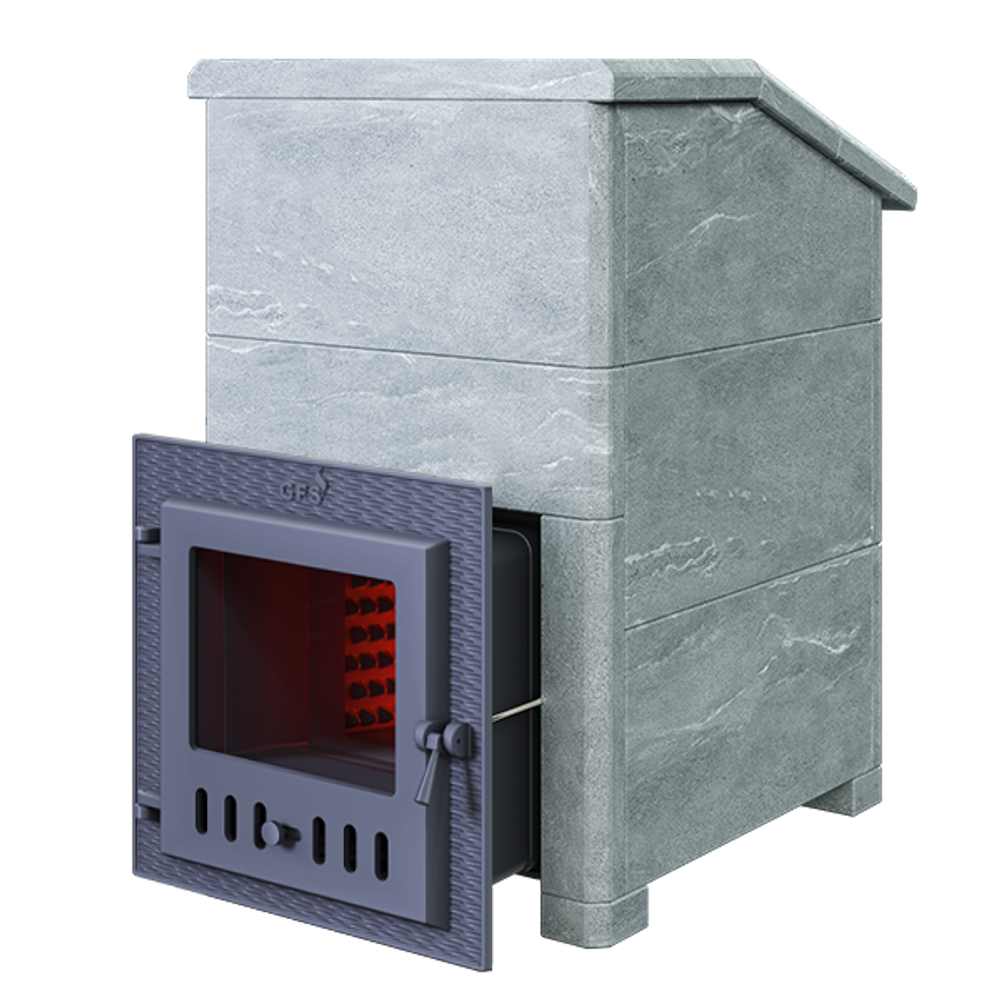 Чугунная печь для бани Комплект GFS ЗК 30 (М) Президент 1000/40/50 Талькохлорит