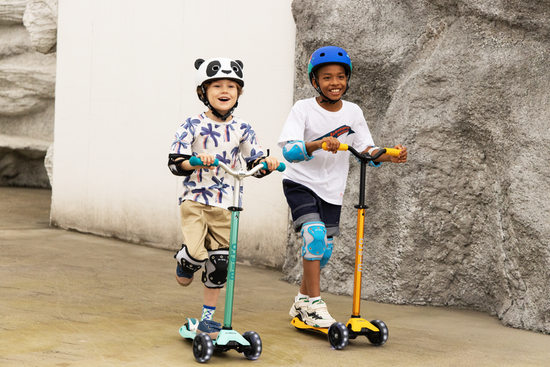 Самокат Maxi Micro Deluxe Pro LED солнечно-жёлтый