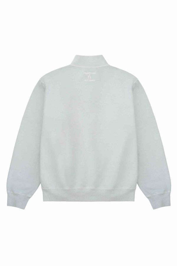 Толстовка Garment Dyed Half-Zip Department of Love голубая - фото 8